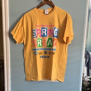Gildan Spring Break Graphic Tee - Yellow